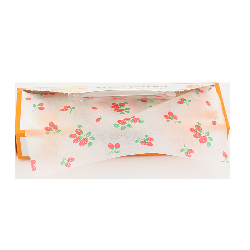 Factory Direct Production Dinner Plate Tray Anti-Oil Paper French Fries and Other Fried Food Mats Bobbin Paper Burger Wrapping Paper Spot Supply