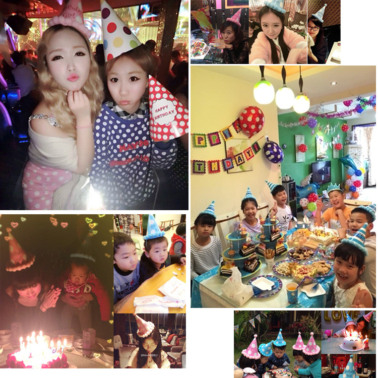 Birthday party supplies 7 inch polka dot paper plate Korean version wave point cake plate party disposable barbecue dinner plate Birthday party supplies 7 inch polka dot paper plate Korean version wave point cake plate party disposable barbecue dinner plate