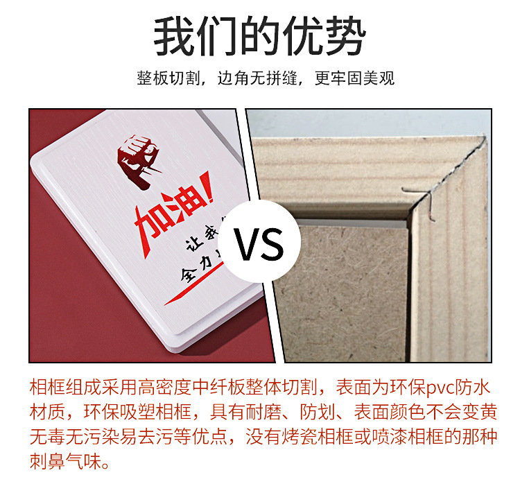 Factory Direct Supply New Fashion Beautiful Photo Frame Home Bedroom Study Room Decoration Picture Frame in Stock Wholesale