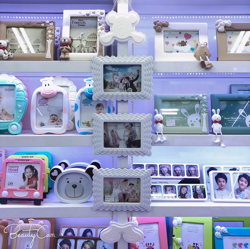 Haotao Photo Frame Ht9363 Small Wave Three-Piece Photo Frame 7-Inch (White)