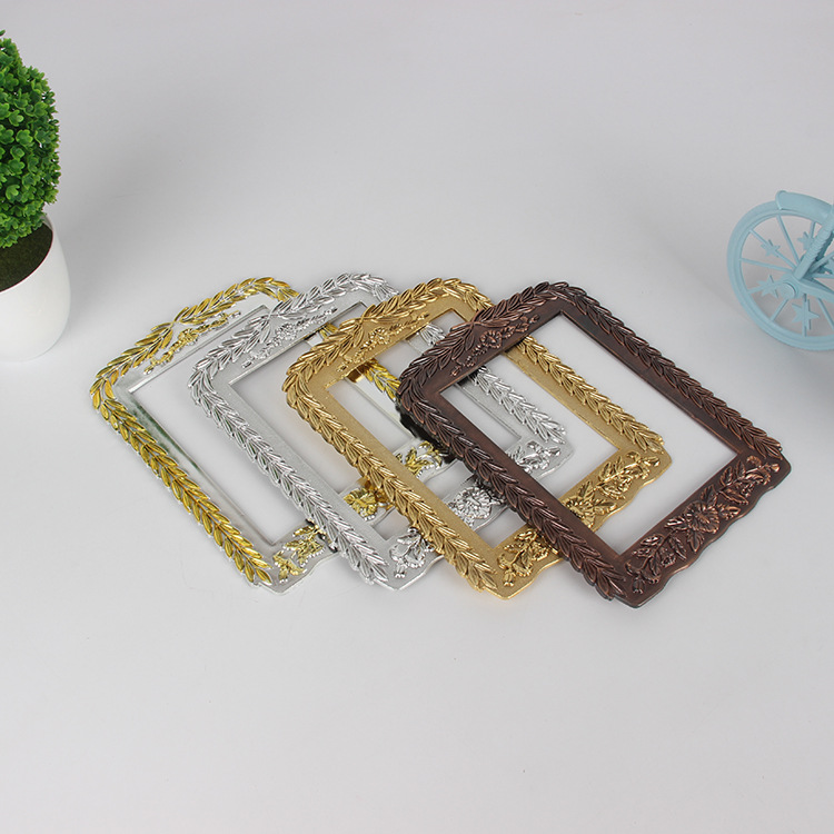 Factory in Stock Medal Flower Frame Plastic Medal Frame Wooden Flower Frame Medal Foreign Trade Retro Photo Frame Customization