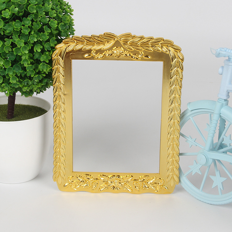 Factory in Stock Medal Flower Frame Plastic Medal Frame Wooden Flower Frame Medal Foreign Trade Retro Photo Frame Customization