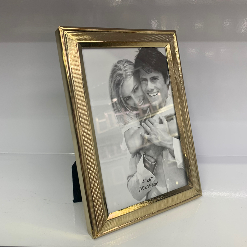 Coarse Frosted Iron Plating Golden Glass Creative Decoration Photo Home Decorative Gift Crafts Metal Photo Frame Coarse Frosted Iron Plating Golden Glass Creative Decoration Photo Home Decorative Gift Crafts Metal Photo Frame