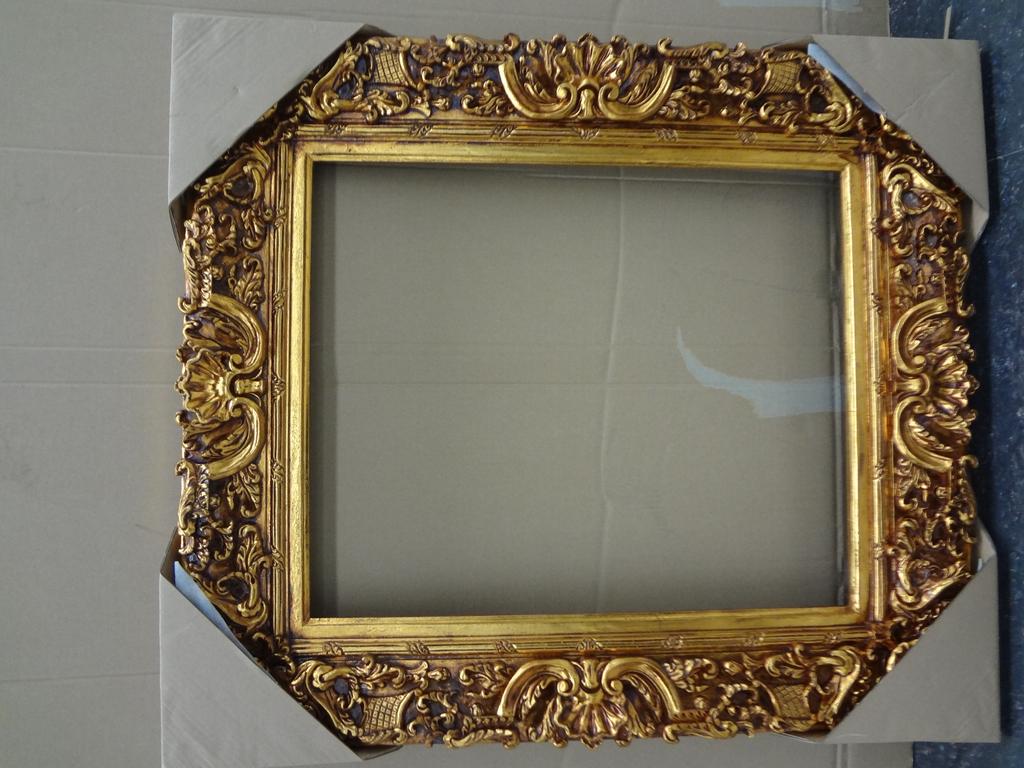 Classical European Style Frame Antique Gold Trim Resin Photo Frame Frame Soft Decoration Picture Frame