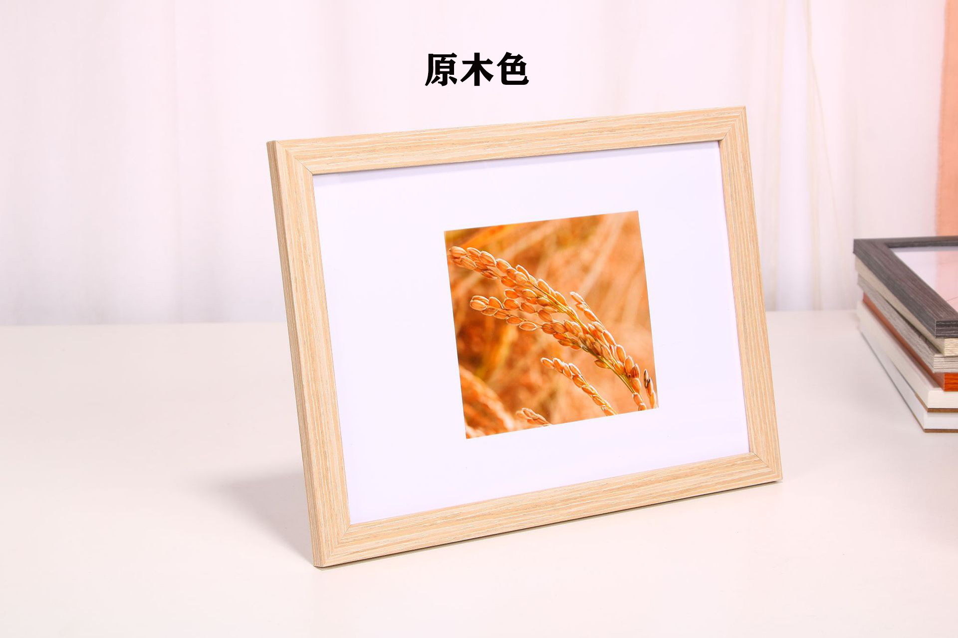 Solid Wood Photo Frame Wholesale Wall Hanging and Table Decoration Creative 7-Inch 5 6 8-Inch A4 Photo Frame License Frame Picture Frame Studio Manufacturer
