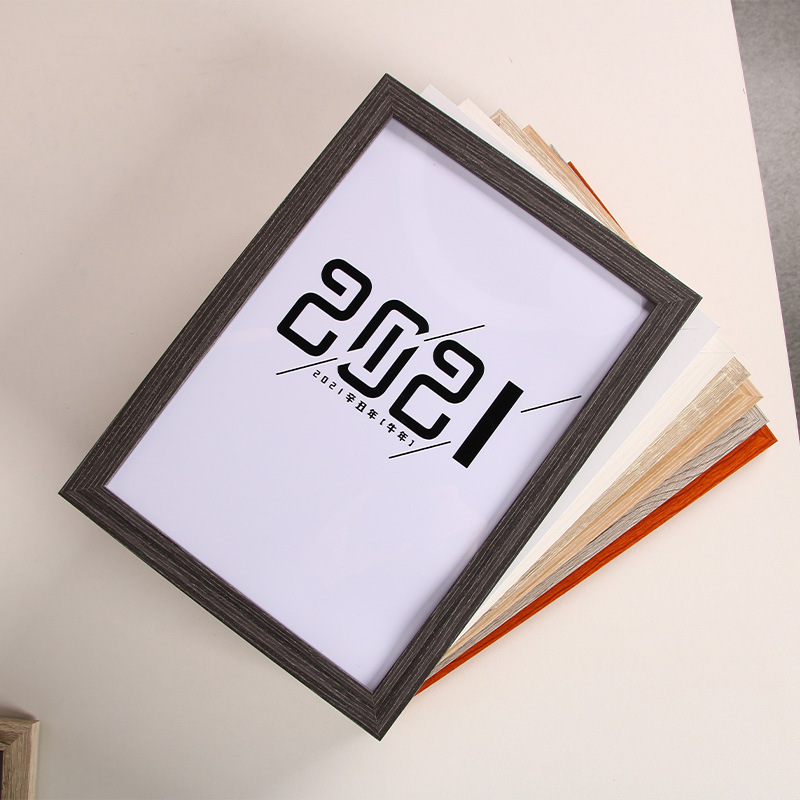Solid Wood Photo Frame Wholesale Wall Hanging and Table Decoration Creative 7-Inch 5 6 8-Inch A4 Photo Frame License Frame Picture Frame Studio Manufacturer
