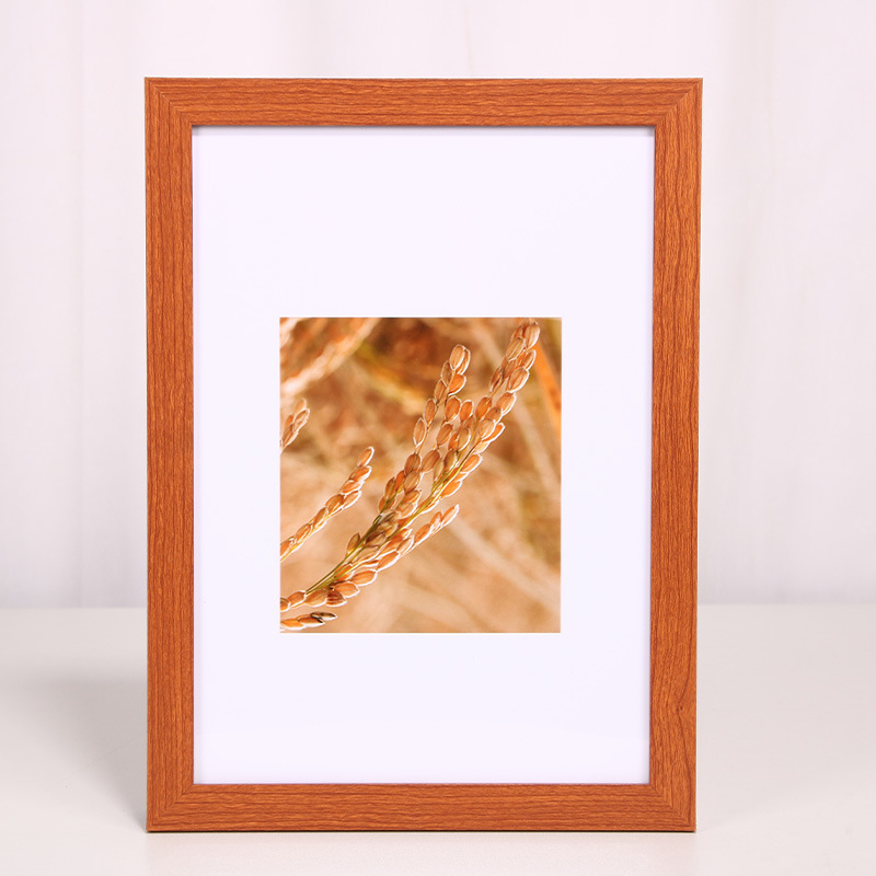 Solid Wood Photo Frame Wholesale Wall Hanging and Table Decoration Creative 7-Inch 5 6 8-Inch A4 Photo Frame License Frame Picture Frame Studio Manufacturer