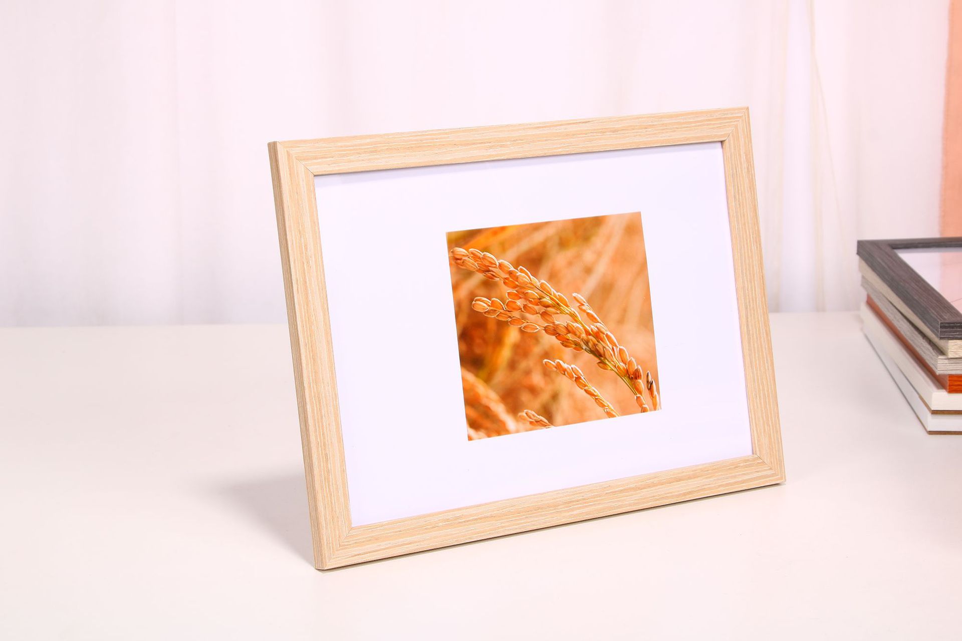 Solid Wood Photo Frame Wholesale Wall Hanging and Table Decoration Creative 7-Inch 5 6 8-Inch A4 Photo Frame License Frame Picture Frame Studio Manufacturer