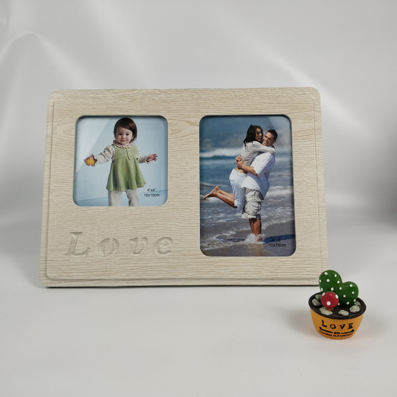Personalized Customized Multi-Variety Wooden Blister Wedding Dress Photo Studio and Photo Frame Decoration Gift Photo Frame Factory Direct Sales