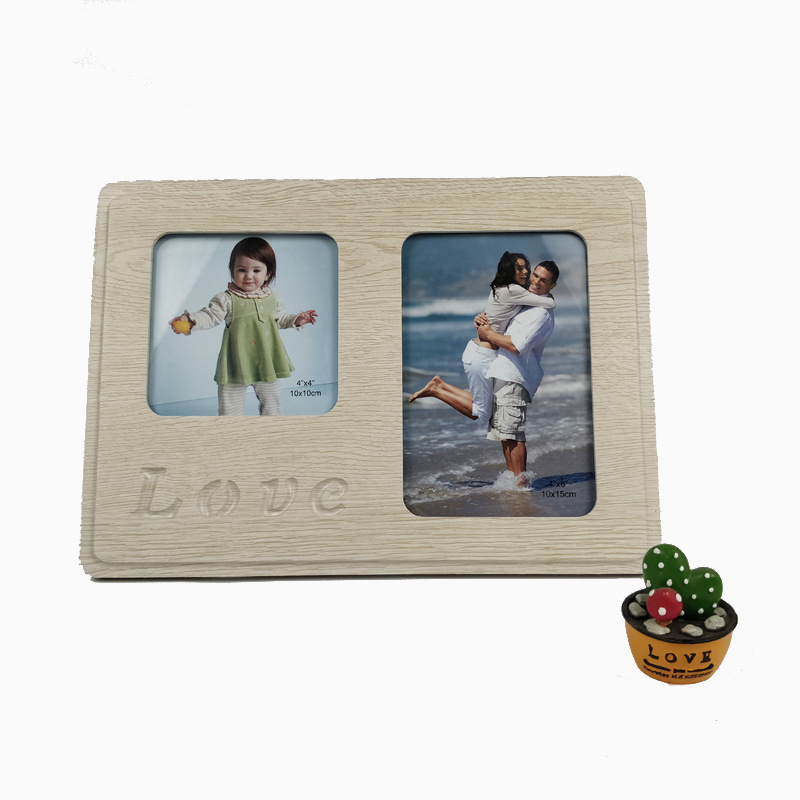 Personalized Customized Multi-Variety Wooden Blister Wedding Dress Photo Studio and Photo Frame Decoration Gift Photo Frame Factory Direct Sales
