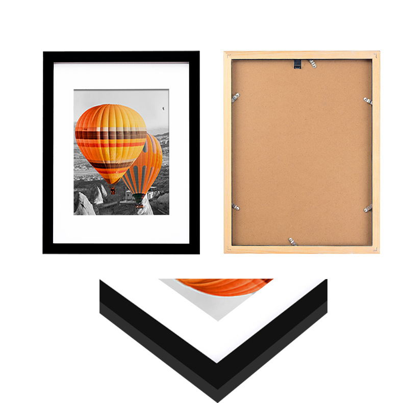 Puzzle Photo Frame 8 K4k Wall Hanging Picture Frame Table Solid Wood Photo Frame A3 A4 Factory Wholesale Wooden Photo Frame Printed Logo