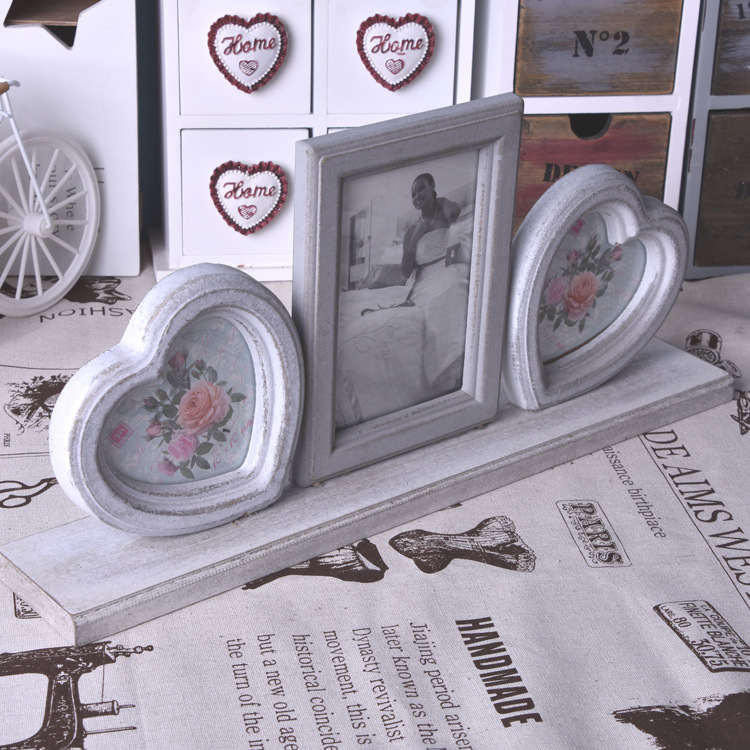 Factory Direct Sales European Combination Photo Frame Creative Soft Ornaments One-Piece Wall Hanging Photo Frame Home Decorative Crafts Wholesale