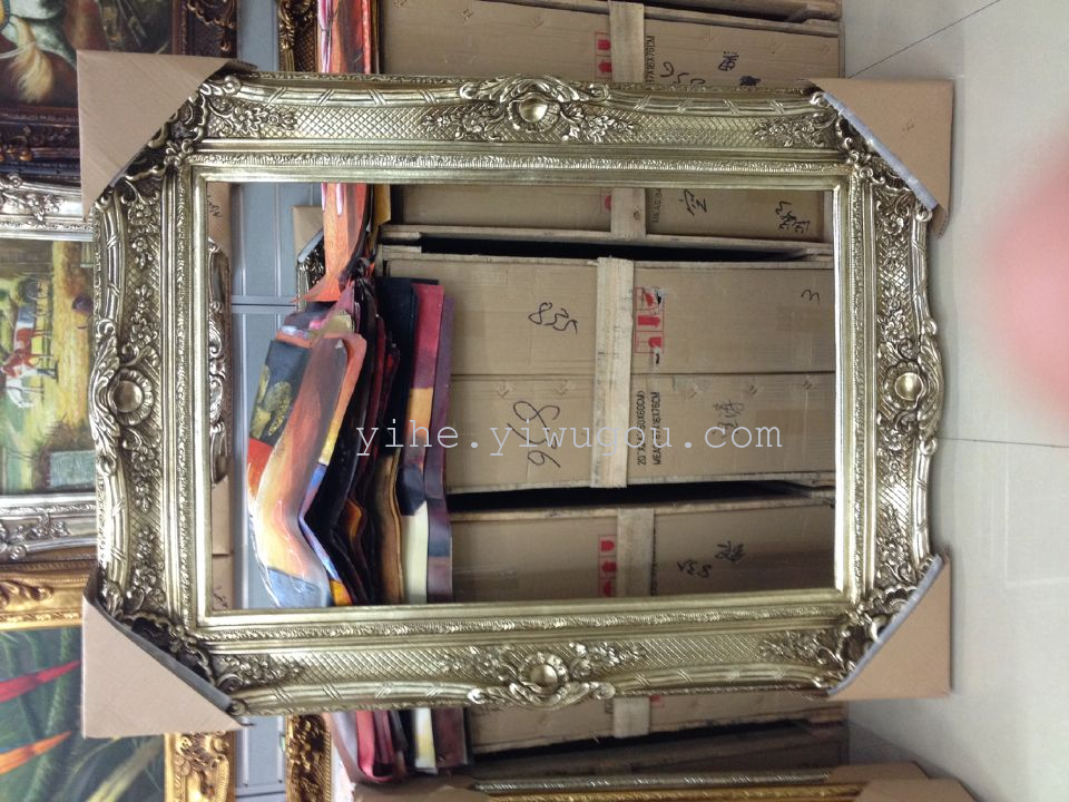 Factory Export European Oil Painting 60X 90cm | Antique Gold Photo Frame | Wedding Display Frame
