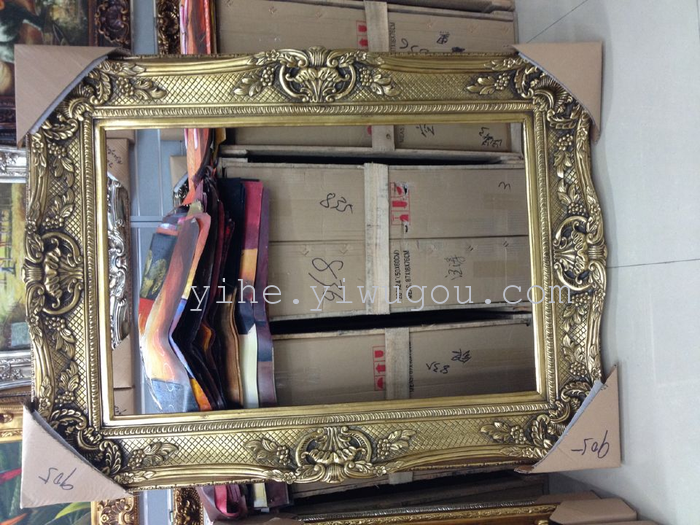Factory Export European Oil Painting 60X 90cm | Antique Gold Photo Frame | Wedding Display Frame