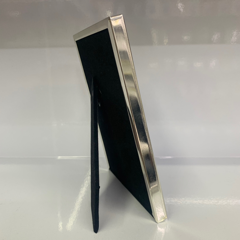 Horizontal Pattern Iron Plating Silver Glass Creative Decoration Photo Home Decorative Gift Crafts Metal Photo Frame