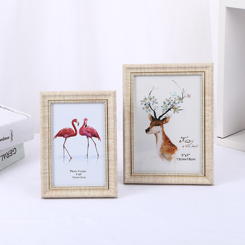 New Modern Minimalist Creative Table Photo Frame 6-Inch 7-Inch Living Room Bedroom Study Photo Frame and Picture Frame Wholesale