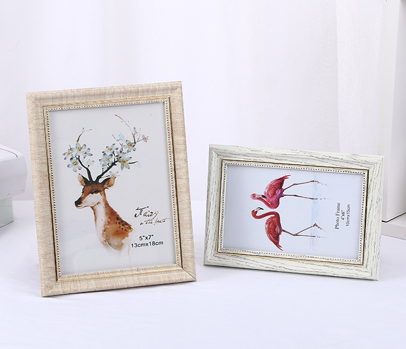 New Modern Minimalist Creative Table Photo Frame 6-Inch 7-Inch Living Room Bedroom Study Photo Frame and Picture Frame Wholesale