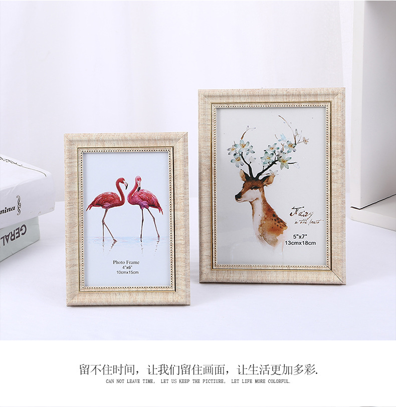 New Modern Minimalist Creative Table Photo Frame 6-Inch 7-Inch Living Room Bedroom Study Photo Frame and Picture Frame Wholesale