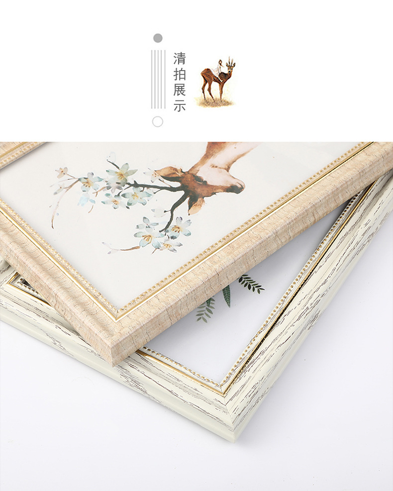 New Modern Minimalist Creative Table Photo Frame 6-Inch 7-Inch Living Room Bedroom Study Photo Frame and Picture Frame Wholesale