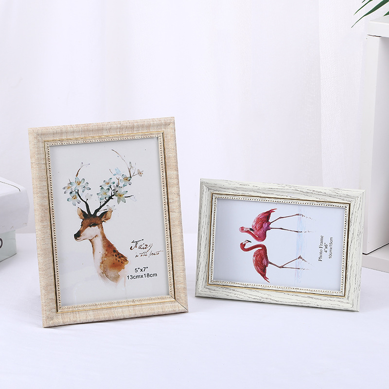 New Modern Minimalist Creative Table Photo Frame 6-Inch 7-Inch Living Room Bedroom Study Photo Frame and Picture Frame Wholesale