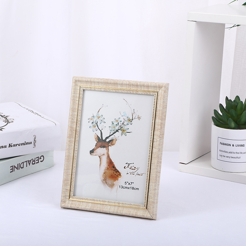 New Modern Minimalist Creative Table Photo Frame 6-Inch 7-Inch Living Room Bedroom Study Photo Frame and Picture Frame Wholesale