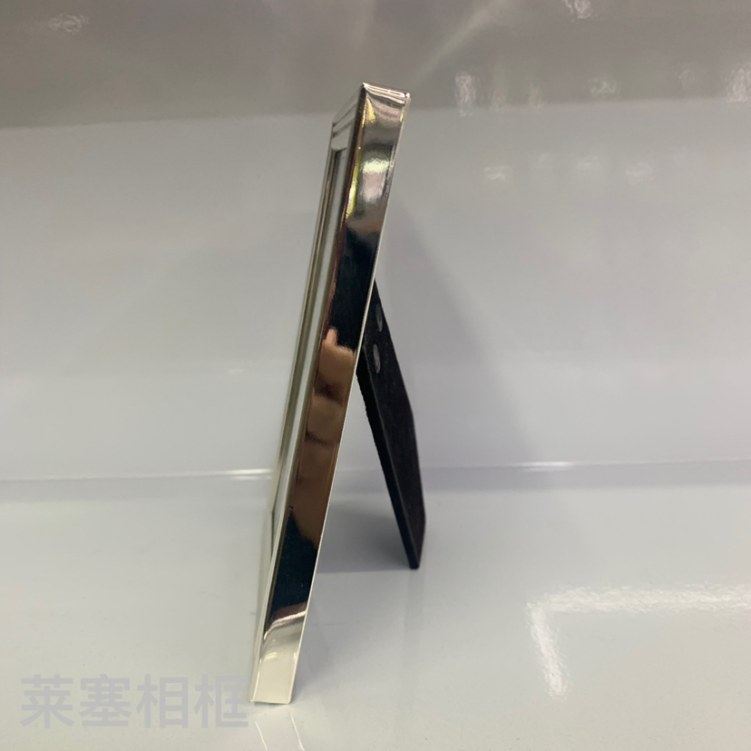 Wide Strip Iron Plating Silver Glass Creative Decoration Photo Home Decorative Gift Crafts Metal Photo Frame