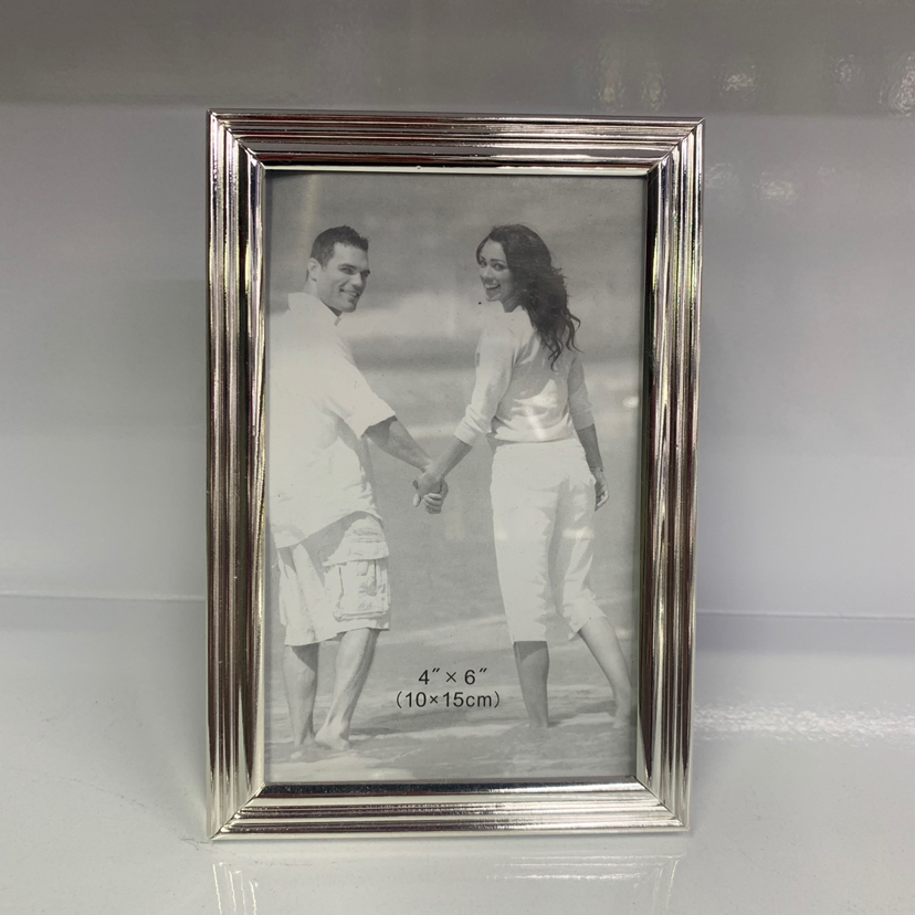 Wide Strip Iron Plating Silver Glass Creative Decoration Photo Home Decorative Gift Crafts Metal Photo Frame