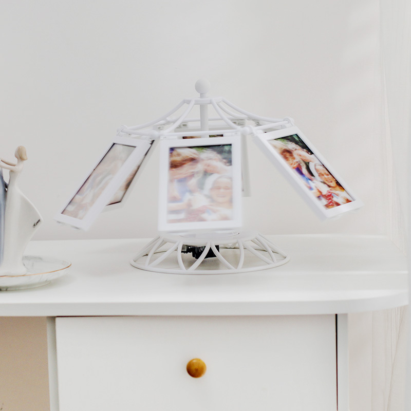 New Photo Frame Rotating Dream Ferris Wheel Picture Frame Creative Mechanical Clockwork Photo Frame Decoration Photo Frame Wholesale
