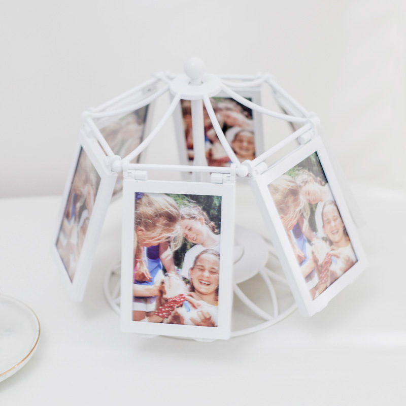 New Photo Frame Rotating Dream Ferris Wheel Picture Frame Creative Mechanical Clockwork Photo Frame Decoration Photo Frame Wholesale