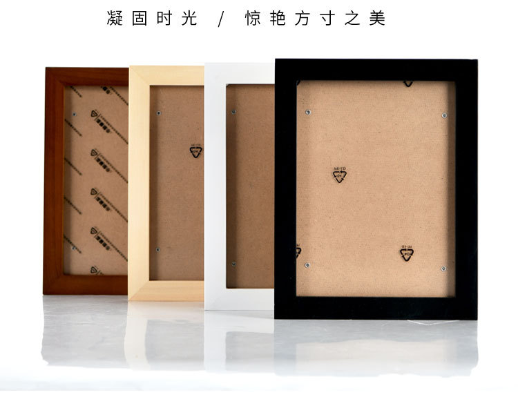 Photo Frame 5-Inch 6-Inch 7-Inch 8-Inch 10-Inch A4a3 Photo Frame Picture Frame Manufacturers Supply Creative Wooden Photo Frame
