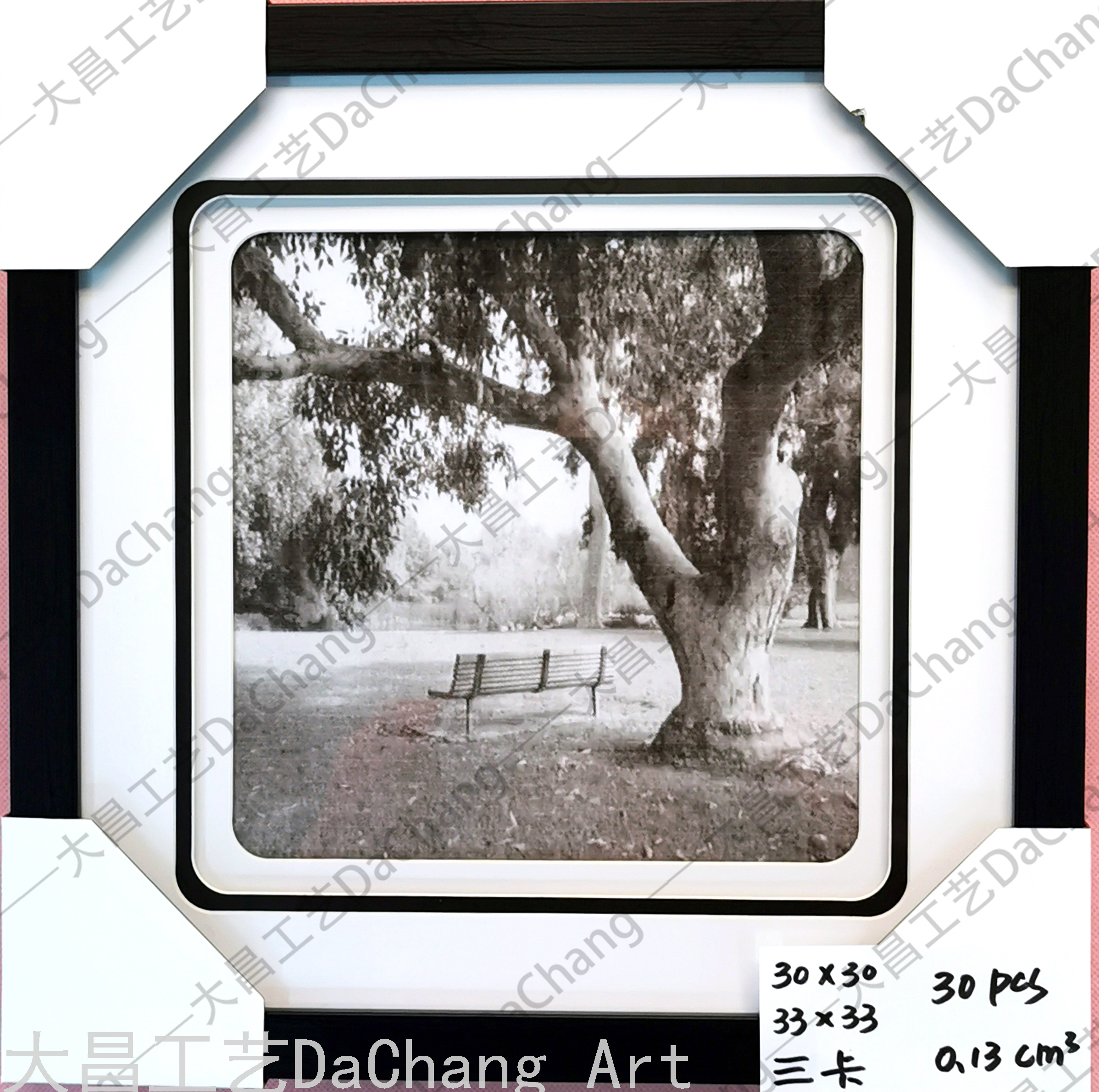 Decorative Painting Three-Dimensional Cardboard Painting Photo Frame Hallway Simple Modern Corridor Aisle Decorative Hanging Painting Affordable Luxury Style High-End