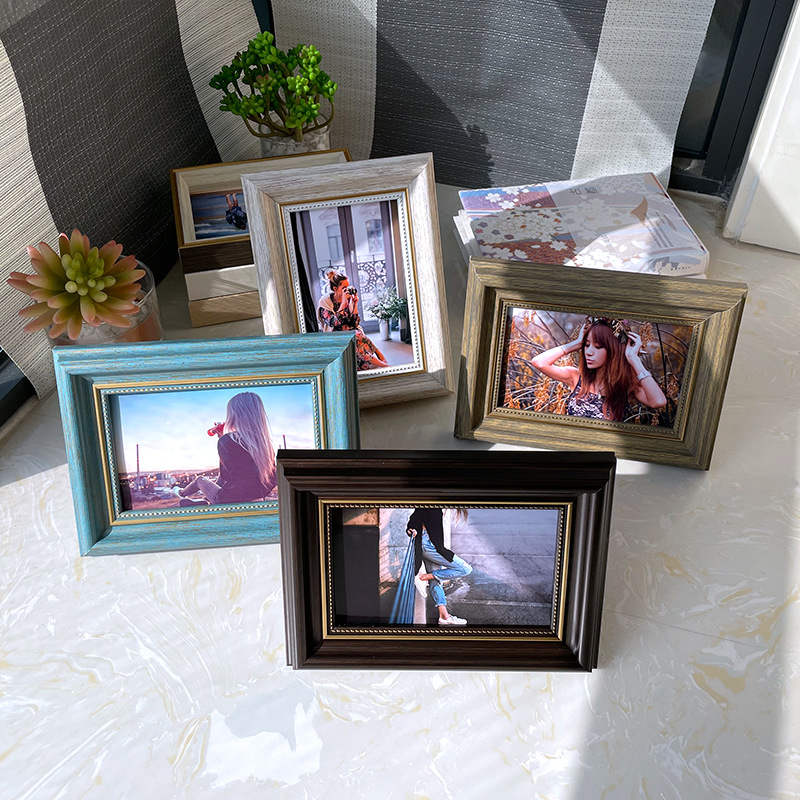 Photo Frame Decoration Creative Photo Wash 5-Inch 6-Inch 7-Inch 8-Inch Wall Hanging Combination Photo Couple Wedding Photo