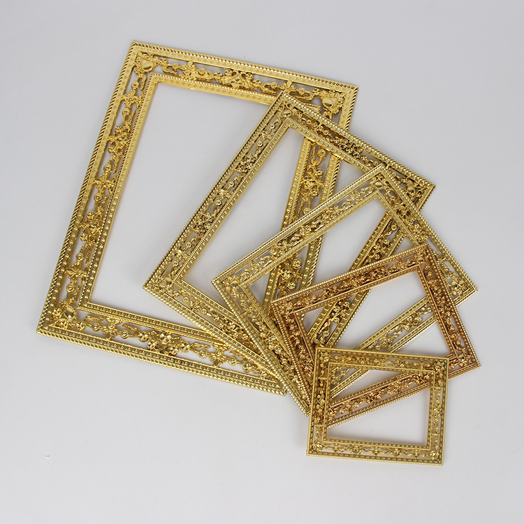 Yinlilai Medal Net Frame Wedding Photo Frame Window Medal Hollow Frame Square Photo Frame Plastic Frame Factory Direct Sales Yinlilai Medal Net Frame Wedding Photo Frame Window Medal Hollow Frame Square Photo Frame Plastic Frame Factory Direct Sales