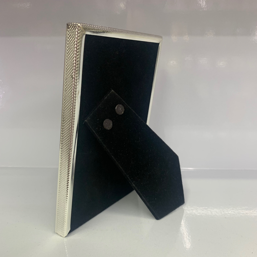 Grinding Pattern Iron Plating Silver Glass Creative Decoration Photo Home Decorative Gift Crafts Metal Photo Frame