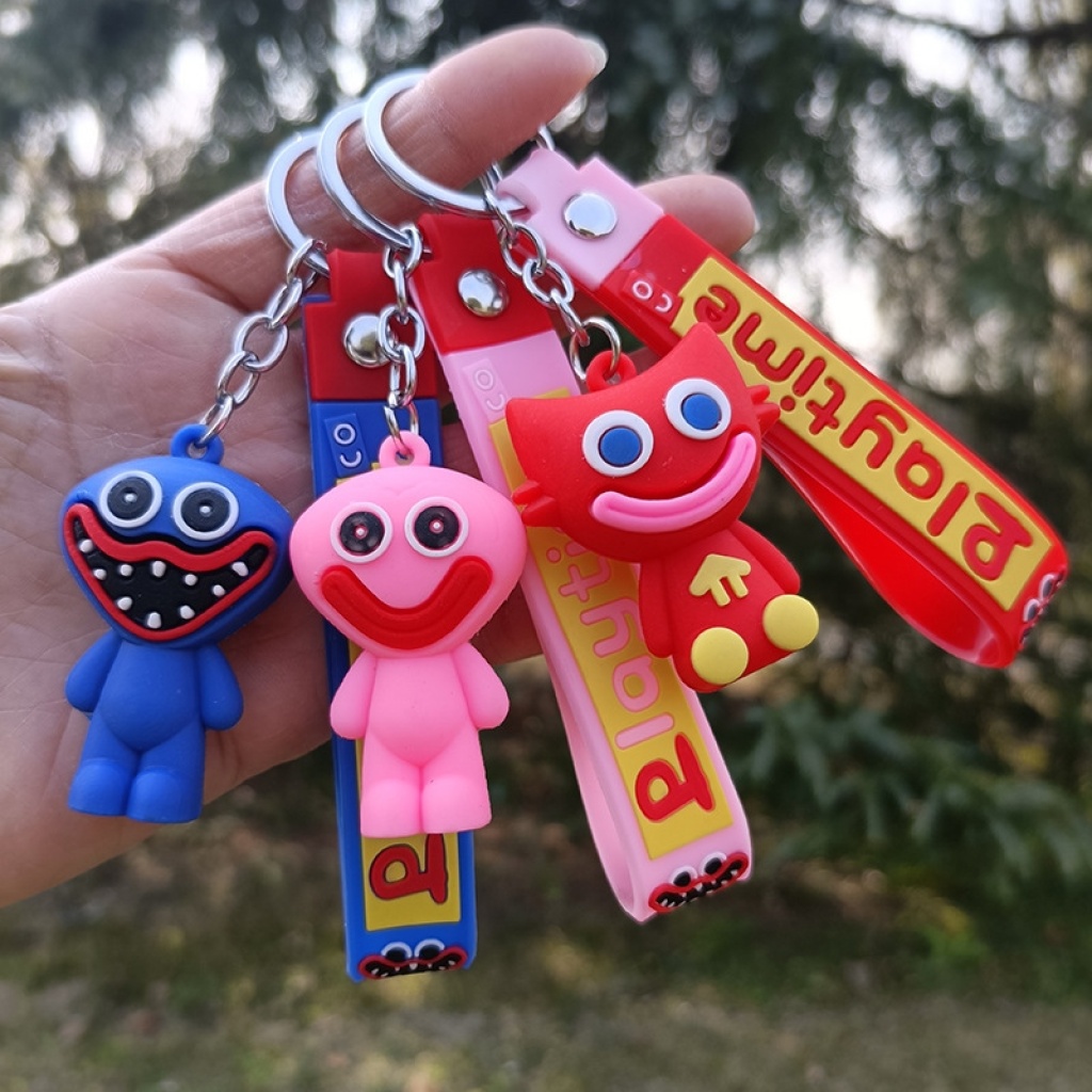Poppy Playtime Small Gift Doll Bobbi's Game Time Small Ornament Hanging Decor Leather Rope Keychain Poppy Playtime Small Gift Doll Bobbi's Game Time Small Ornament Hanging Decor Leather Rope Keychain