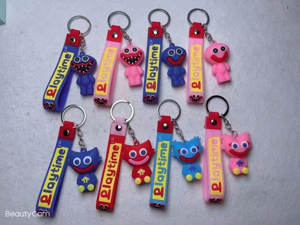 Poppy Playtime Small Gift Doll Bobbi's Game Time Small Ornament Hanging Decor Leather Rope Keychain Poppy Playtime Small Gift Doll Bobbi's Game Time Small Ornament Hanging Decor Leather Rope Keychain