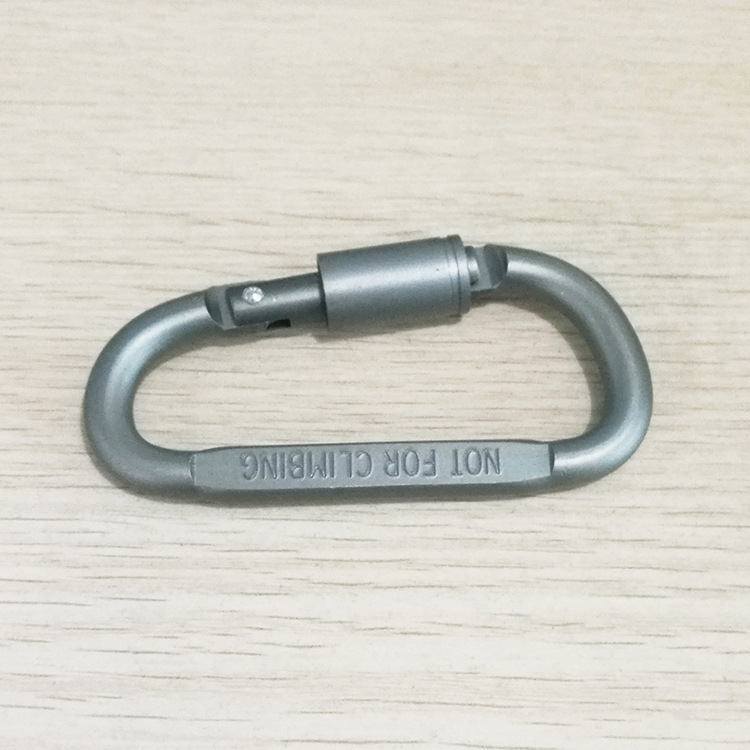 EBay Amazon Aluminum Alloy D-Type Keychain Outdoor Tactics Equipment Multi-Functional Climbing Button Carabiner Hanger Hanging Buckle