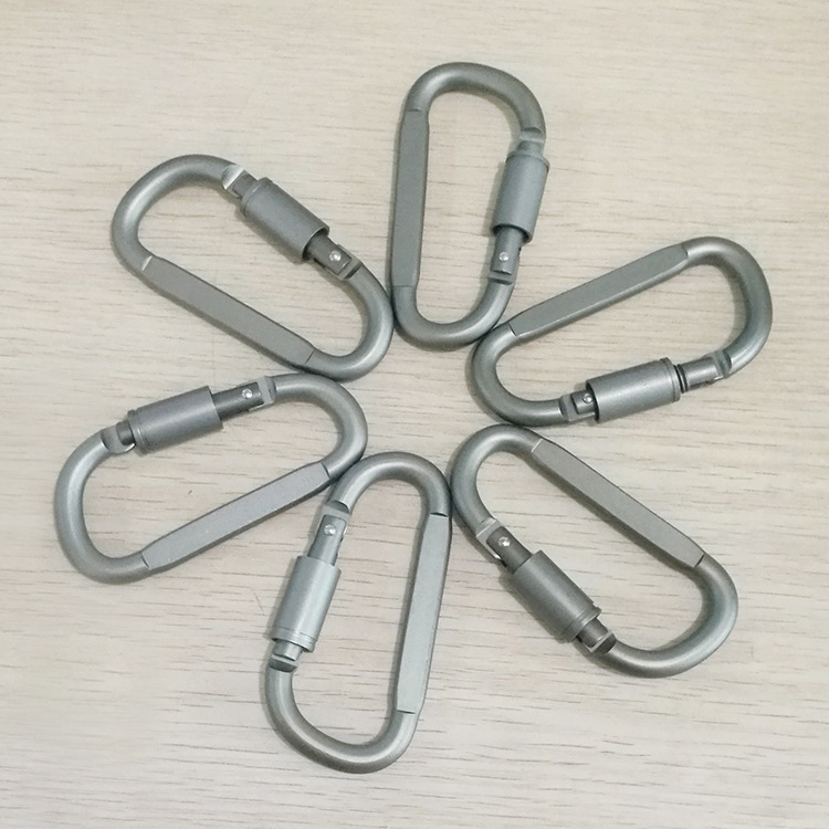 EBay Amazon Aluminum Alloy D-Type Keychain Outdoor Tactics Equipment Multi-Functional Climbing Button Carabiner Hanger Hanging Buckle EBay Amazon Aluminum Alloy D-Type Keychain Outdoor Tactics Equipment Multi-Functional Climbing Button Carabiner Hanger Hanging Buckle