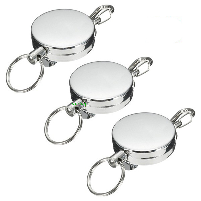 Hot Selling Amazon Alloy 4cm Gun Black Gray Strong Telescopic Can Buckle Pull Peels Keychain Hot Selling Amazon Alloy 4cm Gun Black Gray Strong Telescopic Can Buckle Pull Peels Keychain