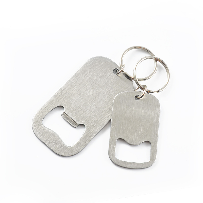 Creative Stainless Steel Bottle Opener Simple Fashion Soda Drink Screwdriver Keychain Beer Bottle Opener