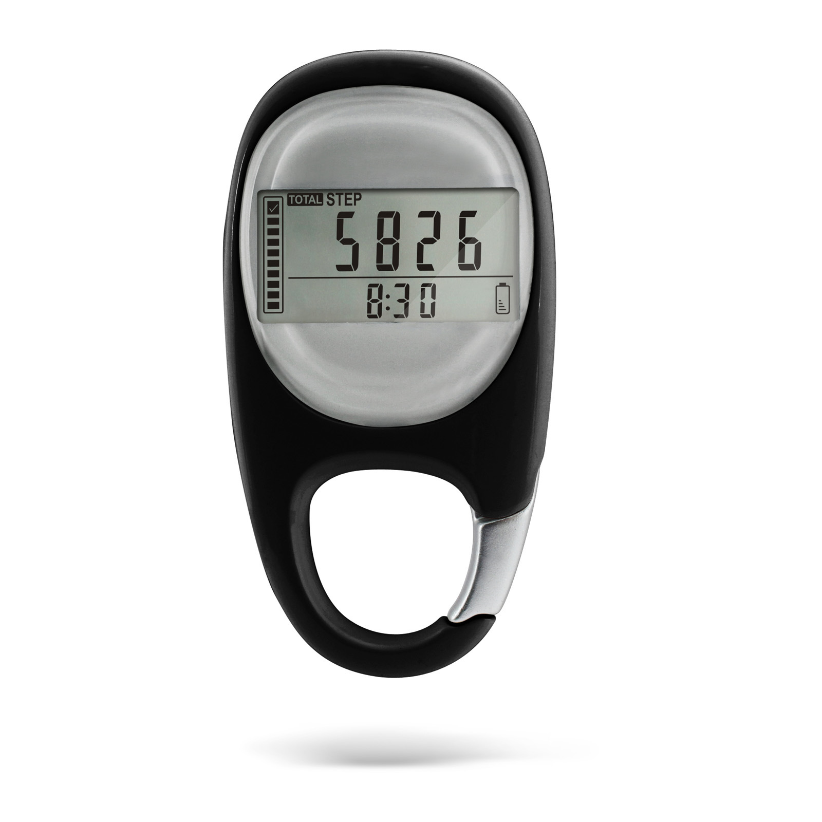 Climbing Button Carabiner Pedometer 3D Pedometer Pedometer Keychain Pedometer Electronic Pedometer