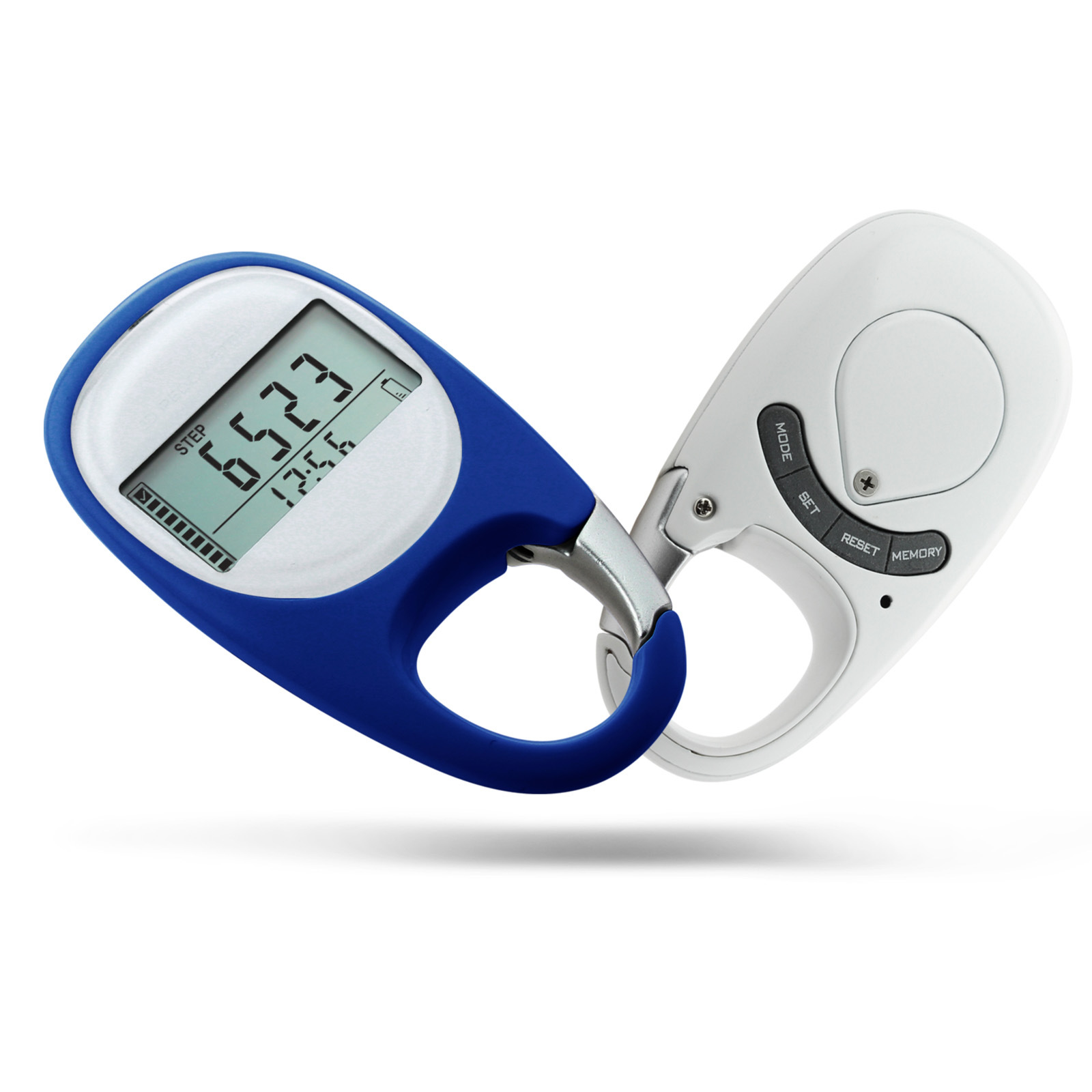 Climbing Button Carabiner Pedometer 3D Pedometer Pedometer Keychain Pedometer Electronic Pedometer