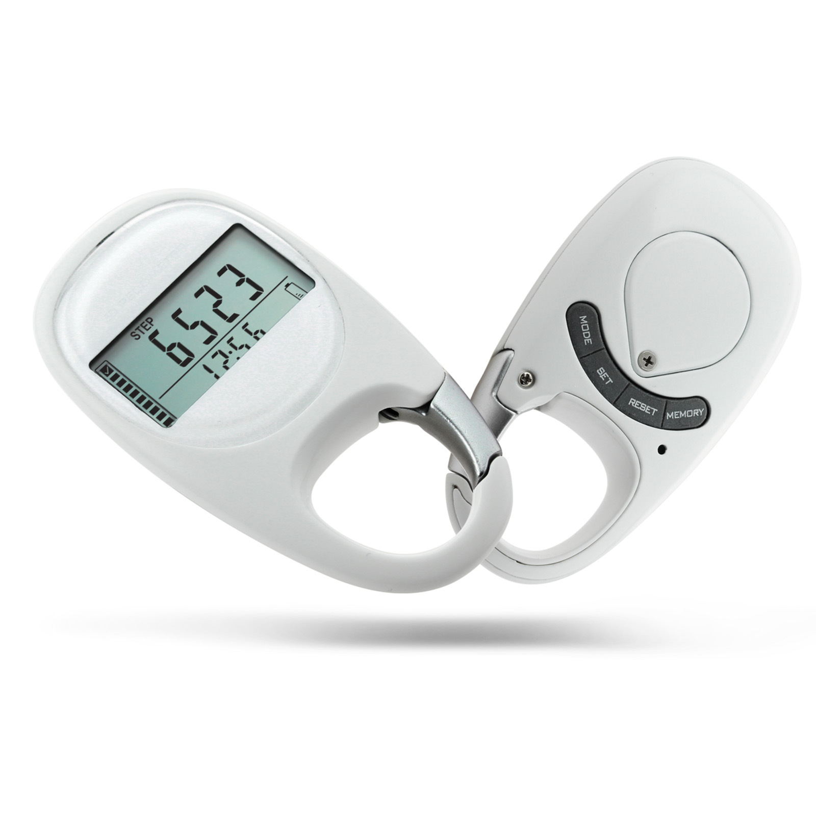 Climbing Button Carabiner Pedometer 3D Pedometer Pedometer Keychain Pedometer Electronic Pedometer