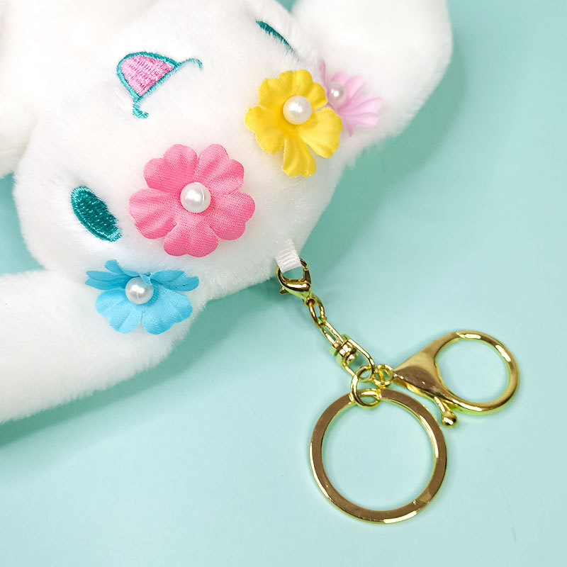 Big Ear Dog Cinnamoroll Babycinnamoroll Little White Plush Doll Cute Girls' Bags Small Pendant Doll Toy Doll Keychain
