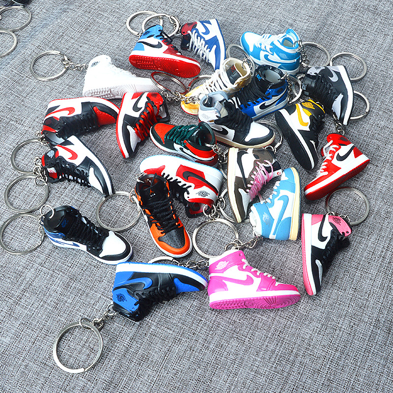 Liudan Toy Supply Keychain Acrylic Basketball Shoes Three-Dimensional Model Car Key Pendant One Piece Dropshipping