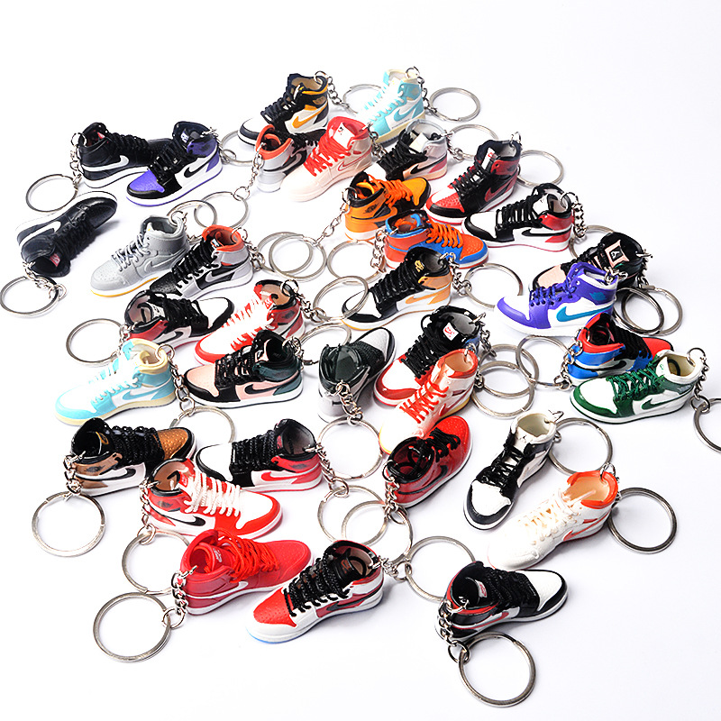 Liudan Toy Supply Keychain Acrylic Basketball Shoes Three-Dimensional Model Car Key Pendant One Piece Dropshipping