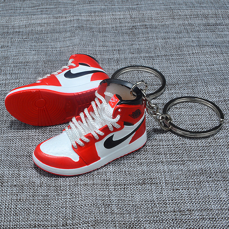 Liudan Toy Supply Keychain Acrylic Basketball Shoes Three-Dimensional Model Car Key Pendant One Piece Dropshipping