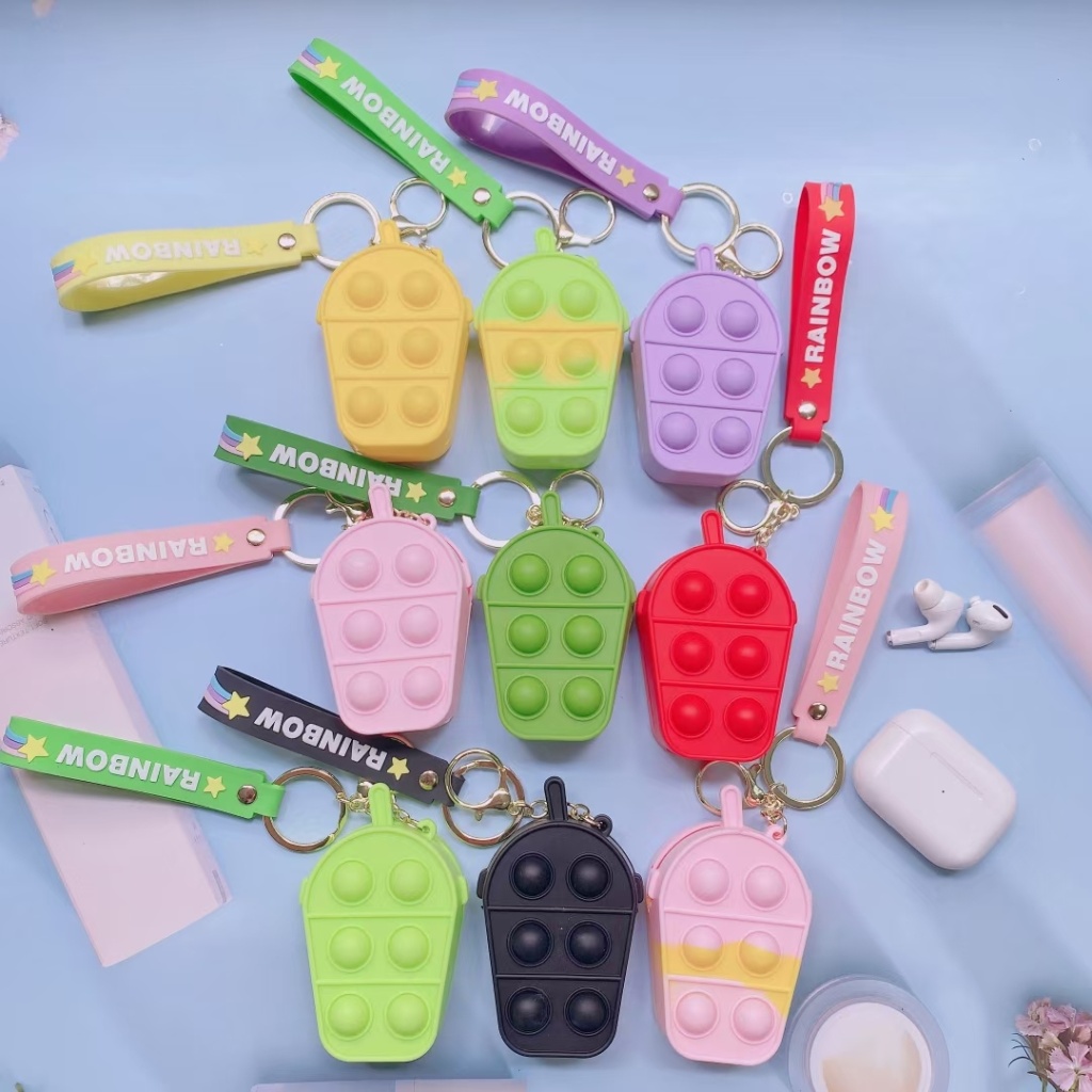 Cross-Border New Bubble Music Decompression Coin Purse Mouse Killer Pioneer Fingertip Pressing Keychain Pendant Mobile Phone Bag Cross-Border New Bubble Music Decompression Coin Purse Mouse Killer Pioneer Fingertip Pressing Keychain Pendant Mobile Phone Bag