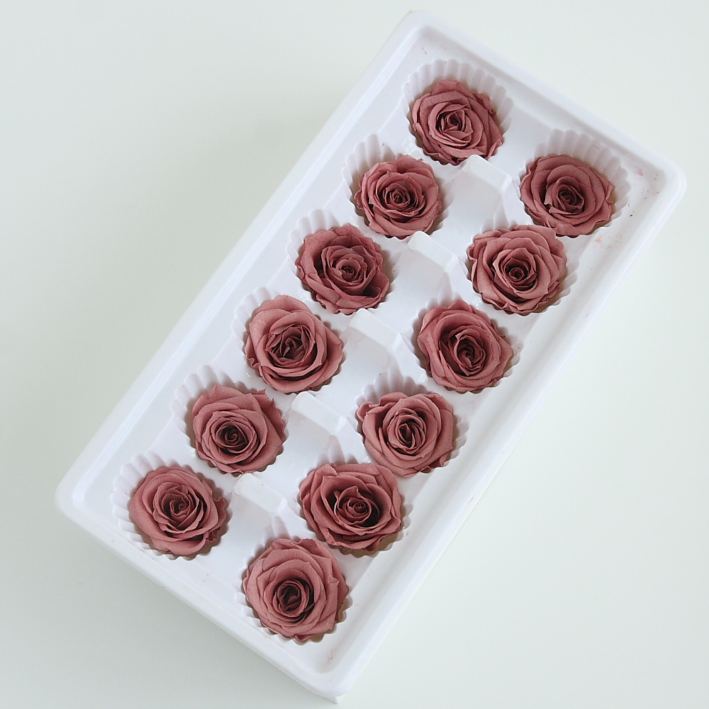 Grade Preserved Fresh Flower Keychain Making Car Hanging Accessories Gift Box Flowers DIY Auxiliary Materials Garland