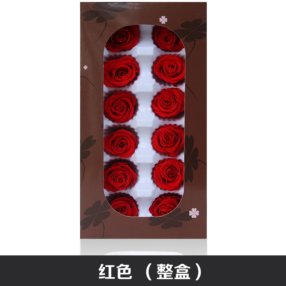 Grade Preserved Fresh Flower Keychain Making Car Hanging Accessories Gift Box Flowers DIY Auxiliary Materials Garland